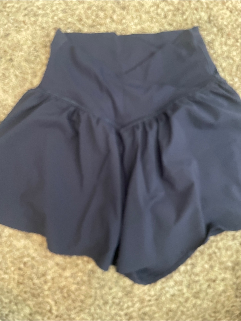 aerie Navy High-Rise Athletic Skort
